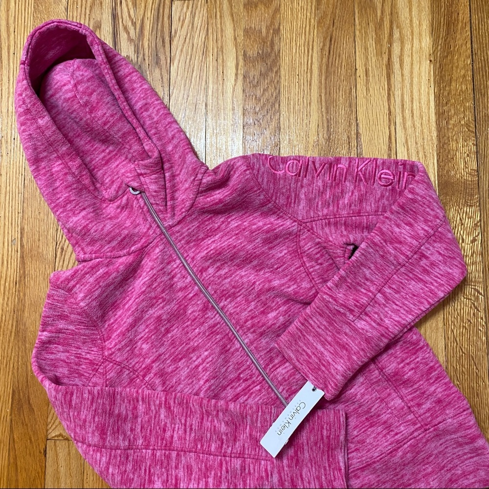 Calvin Klein hot pink zip up